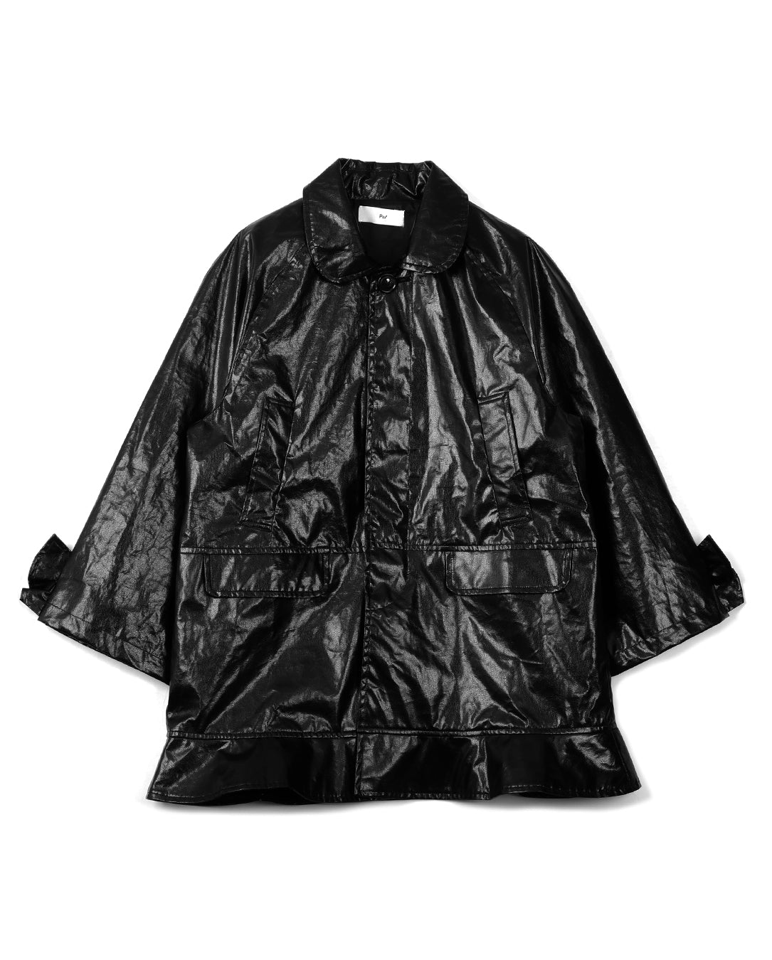 Fake Leather Jacket black