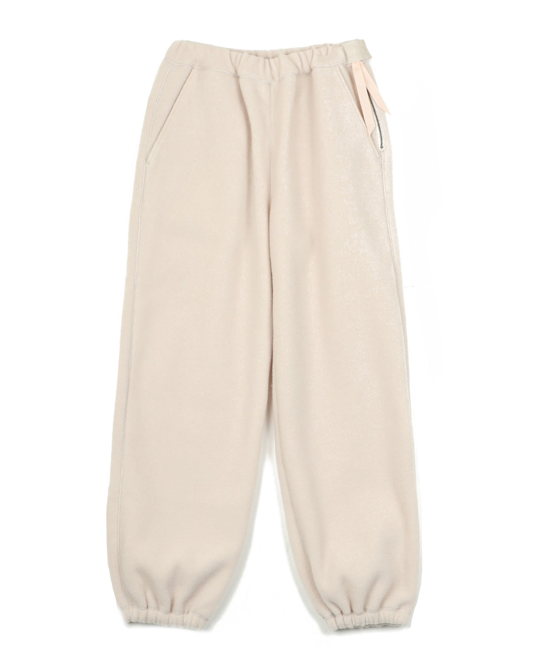 Wool Fleece Pants off white