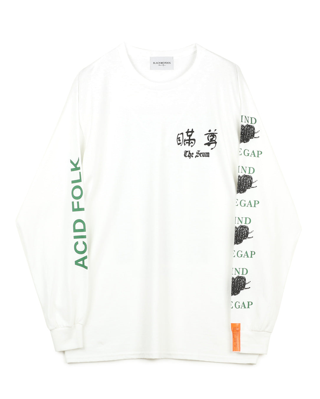 M-Scum LS Tee white
