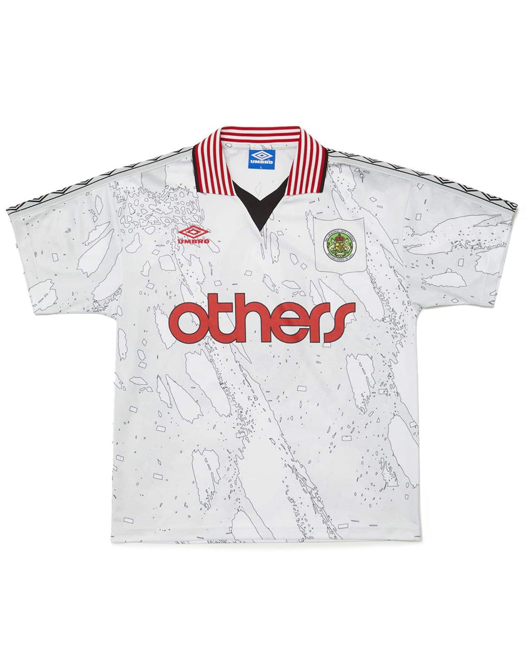 Bal/Umbro Soccer Jersey white