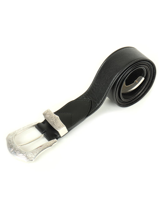 Buckle Wide Belt black