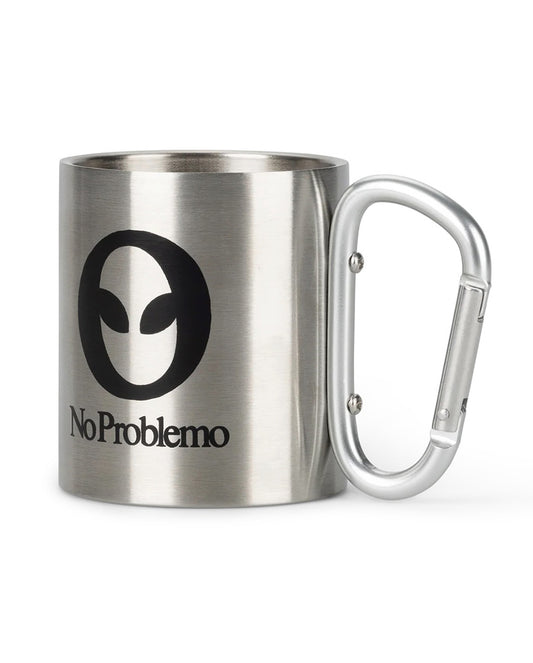 No Problemo Carabiner Mug silver