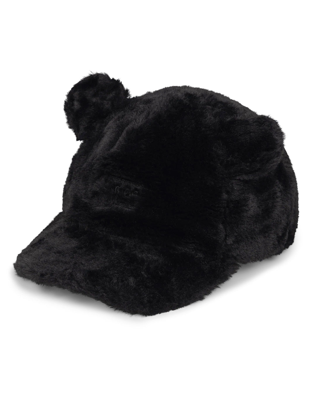 Temple Fluffy Ear Cap black