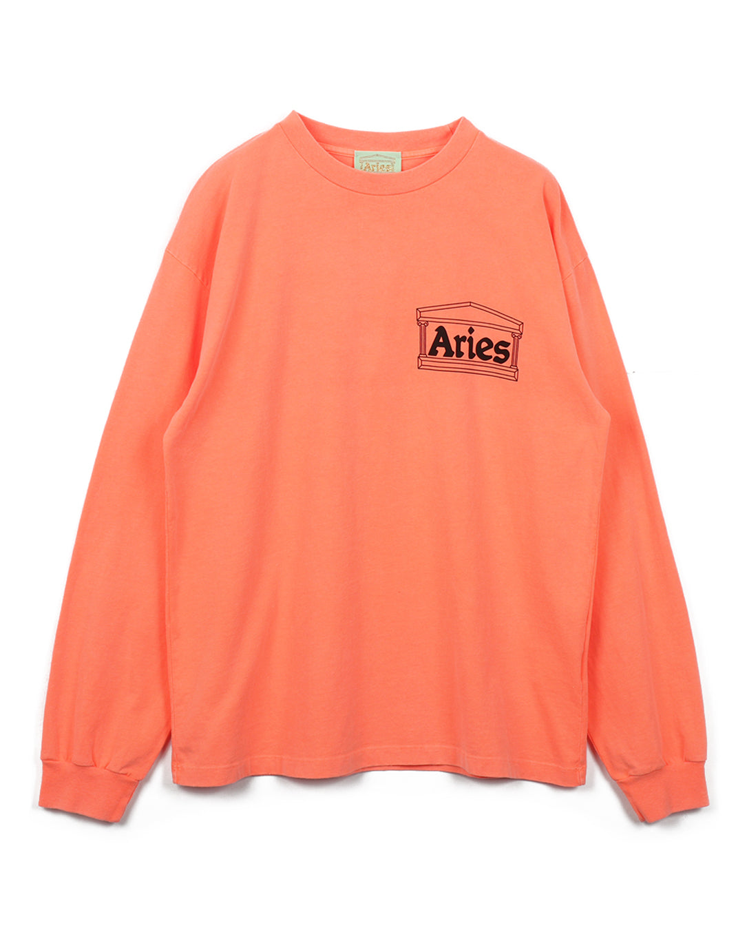 Temple LS Tee fluoro-red