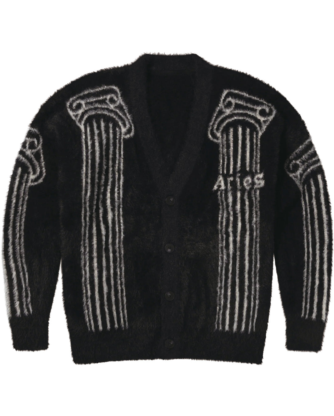 Oversized Chenille Column Knit Cardigan