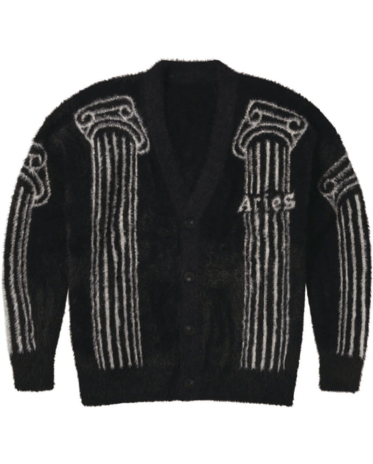 Oversized Chenille Column Knit Cardigan