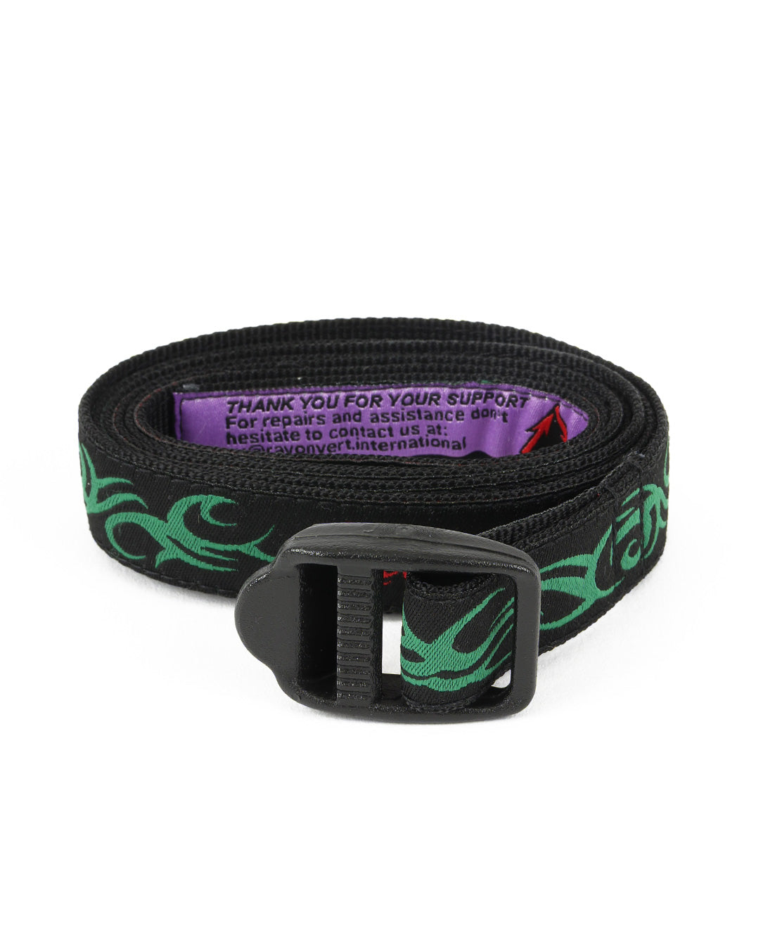 Ladderlock Rayon Belt dark tribal