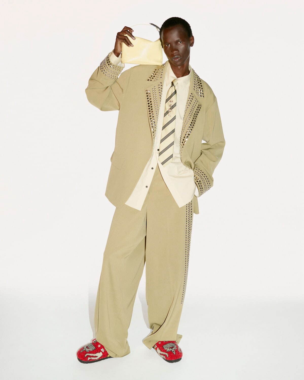 TOGA × SUBU Knit Slip-On red