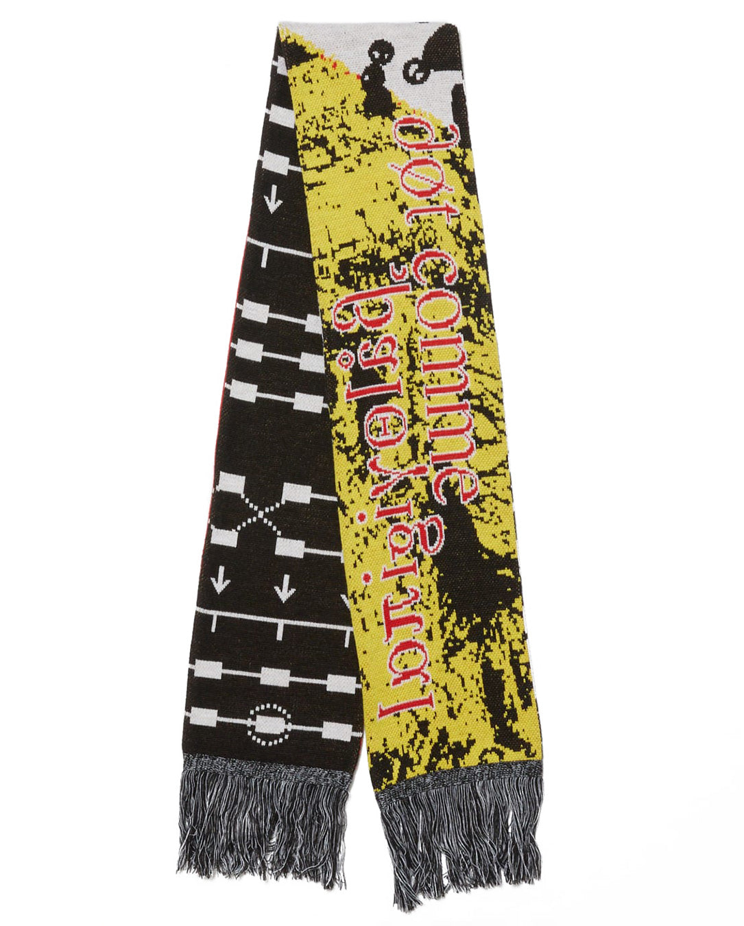 Jacquard Knit Soccer Scarf multi