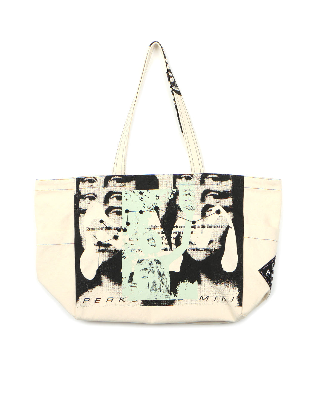 Poetic Verse Tote Bag multi