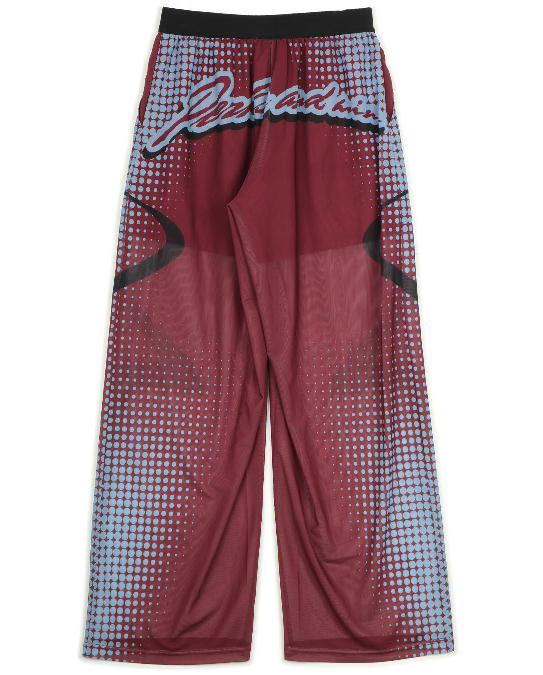 Stipple Mesh Pants bric red