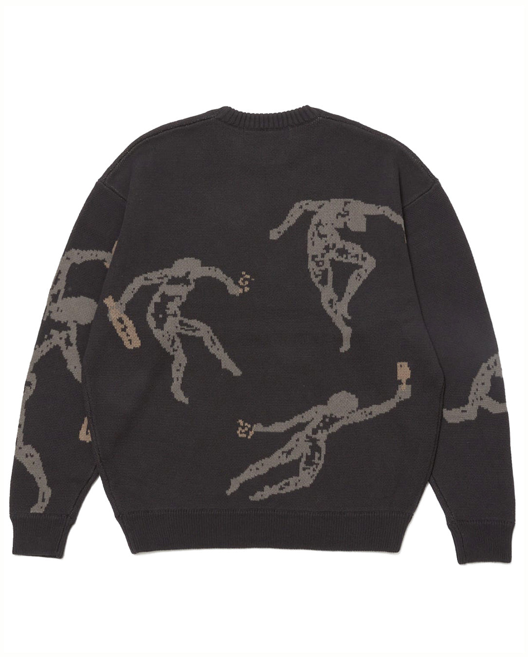 Jacquard Cotton Crewneck Sweater