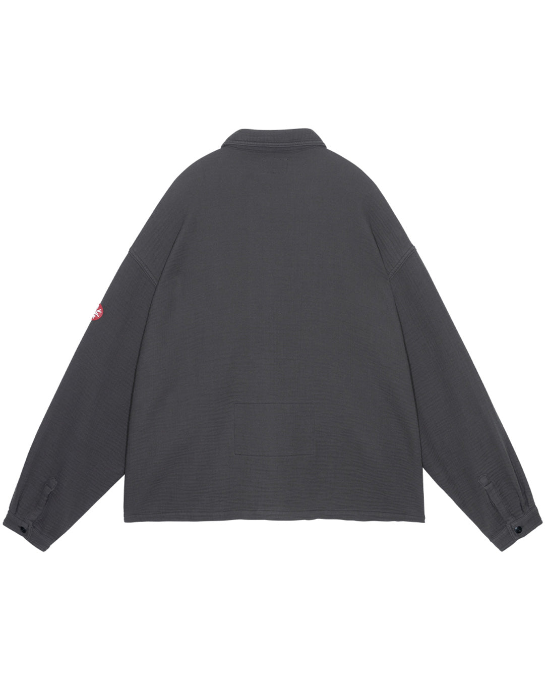 Cotton Gauze Short Shirt Jacket charcoal