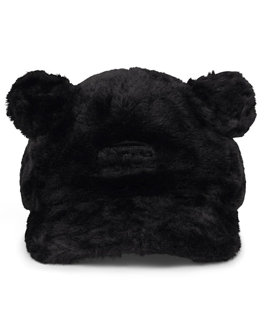 Temple Fluffy Ear Cap black