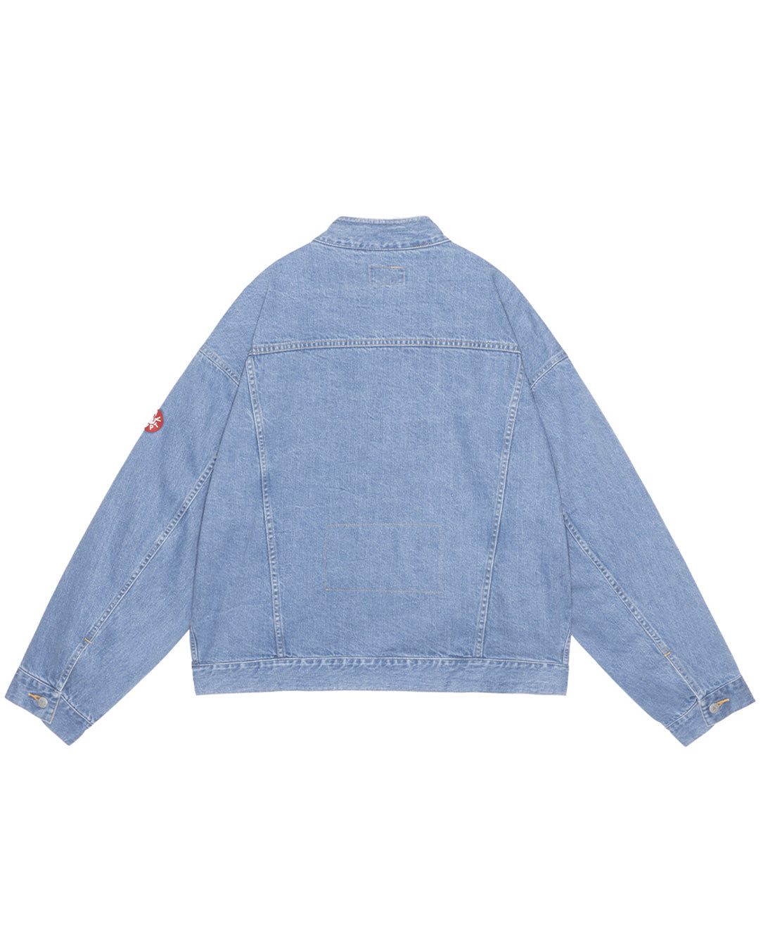 Washed Nep Denim Trucker Jacket