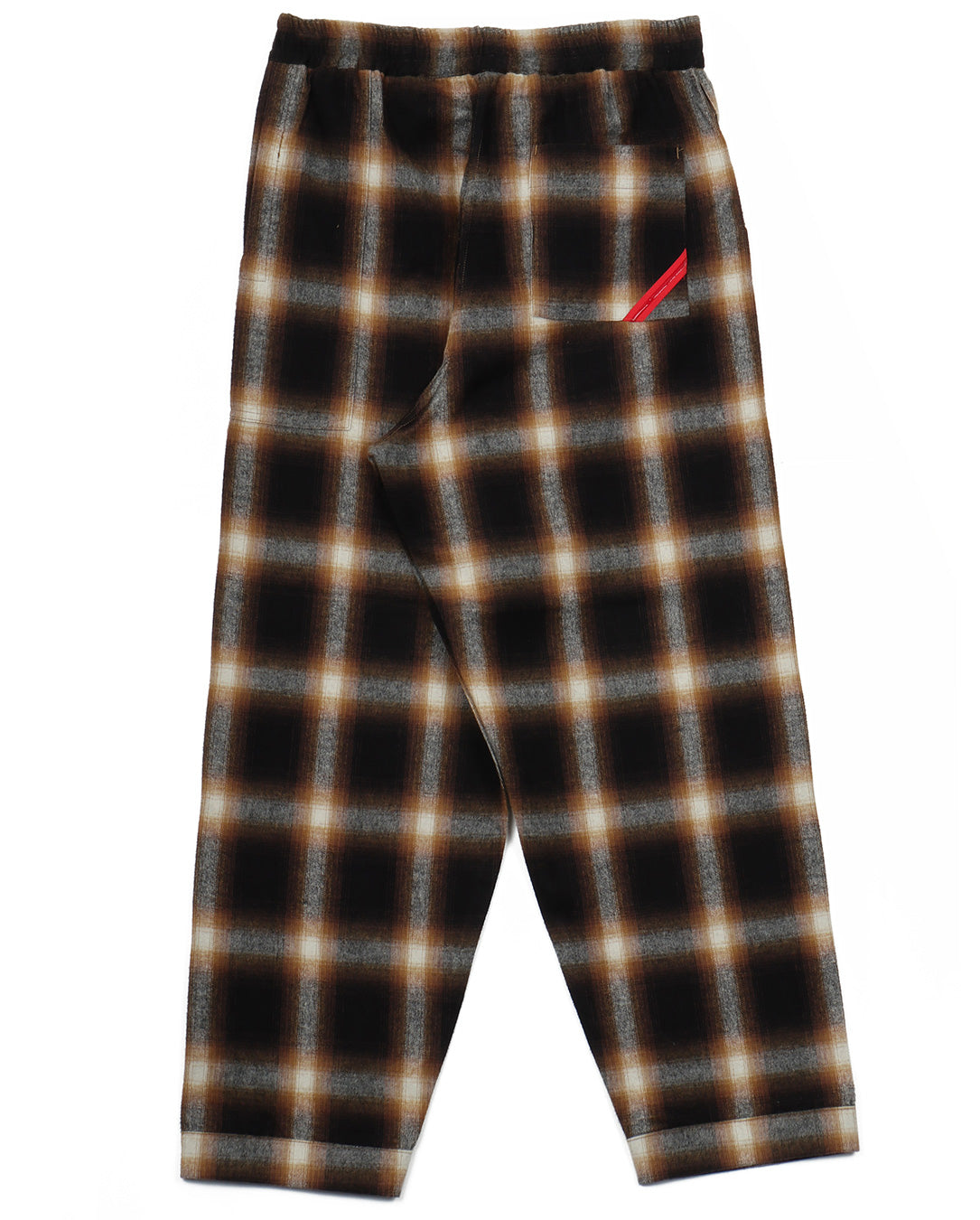 Night Pants Hombre Plaid brown