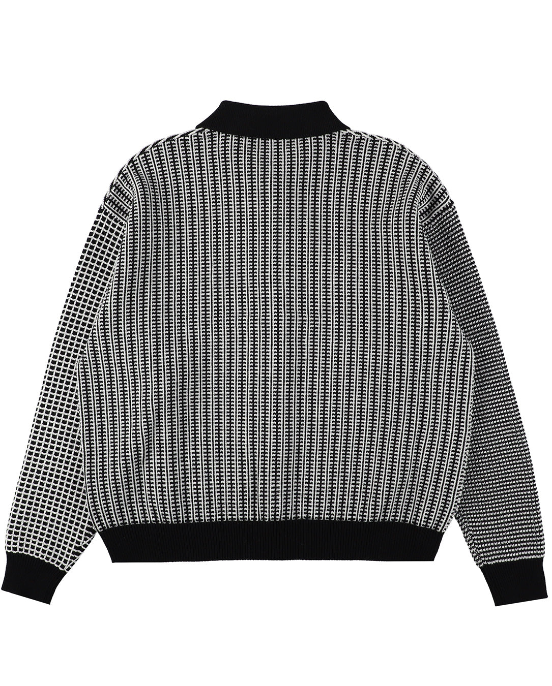 Multi Knit Shirt Jacket black