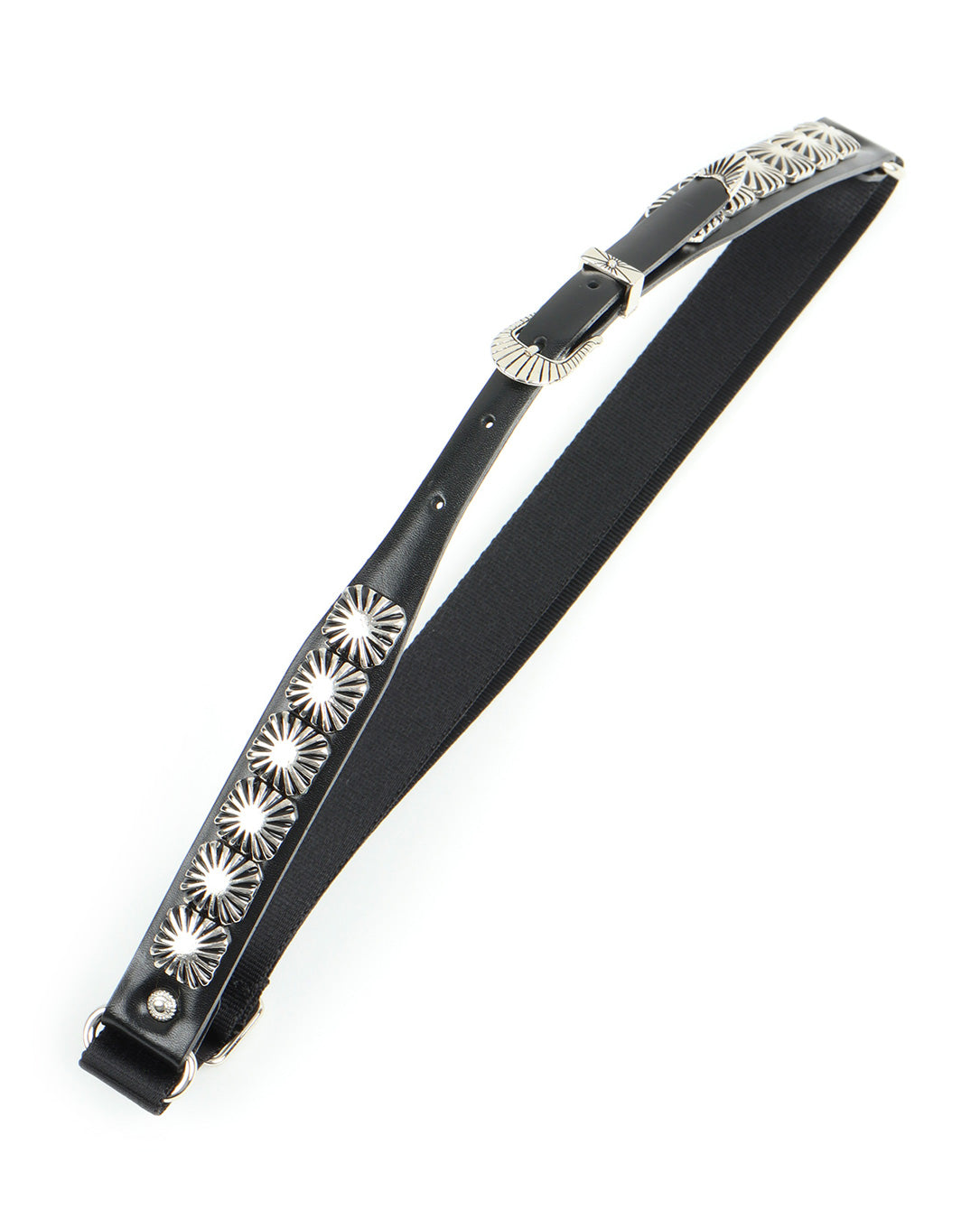 Concho Leather Belt black