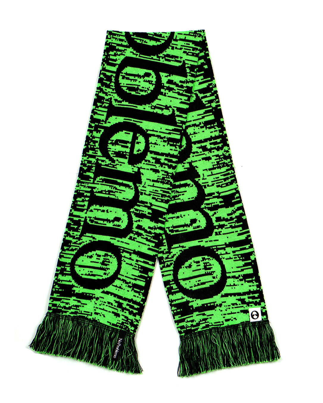 No Problemo Glitch Scarf green