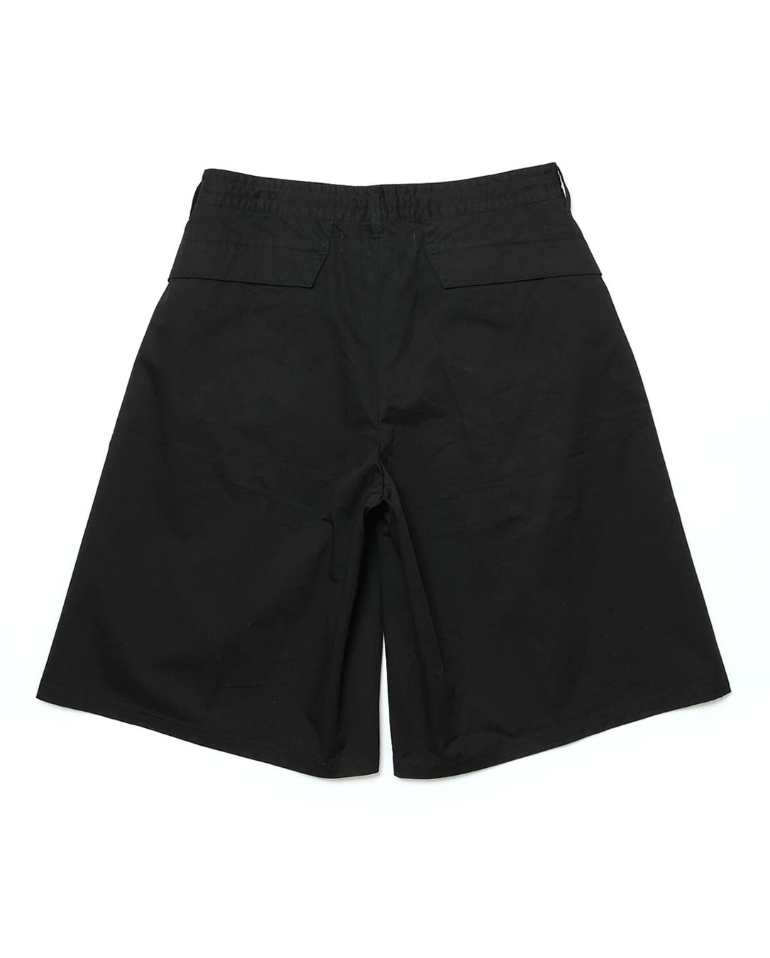 Cotton Twill Over Sized Bermuda Short black