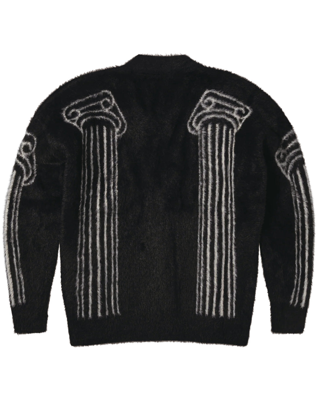 Oversized Chenille Column Knit Cardigan