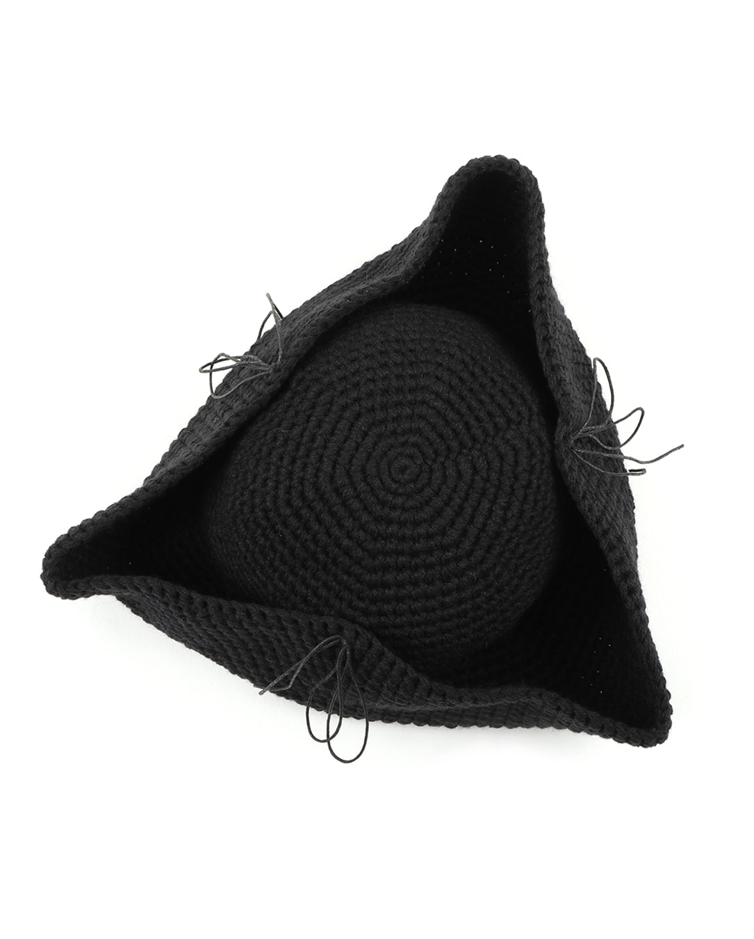 t'1962 Crochet Pirat Hat black