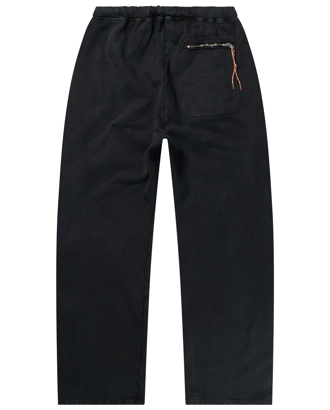 Premium Faded Temple Straight Sweatpant black