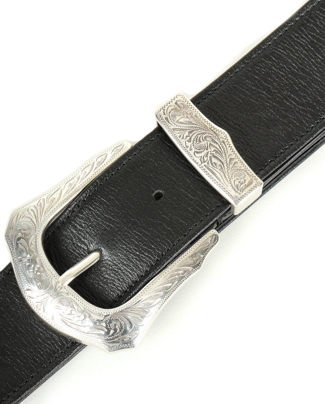 Buckle Wide Belt black