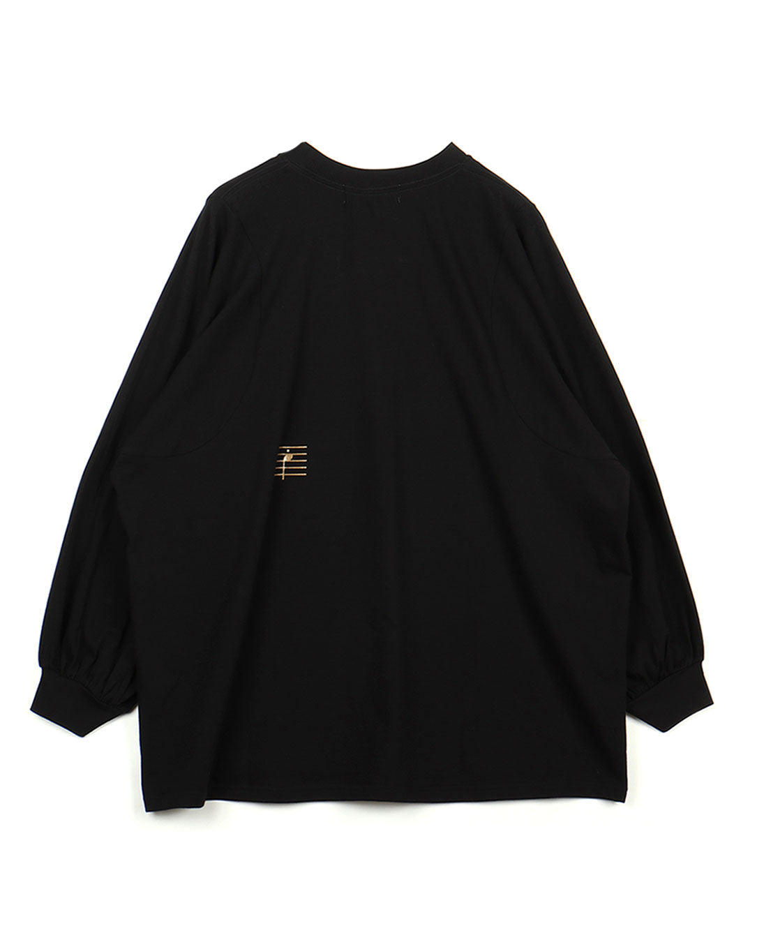 IF Print Long T-Shirt black