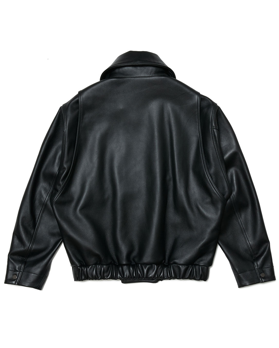 Leather Flight Bomber Jacket