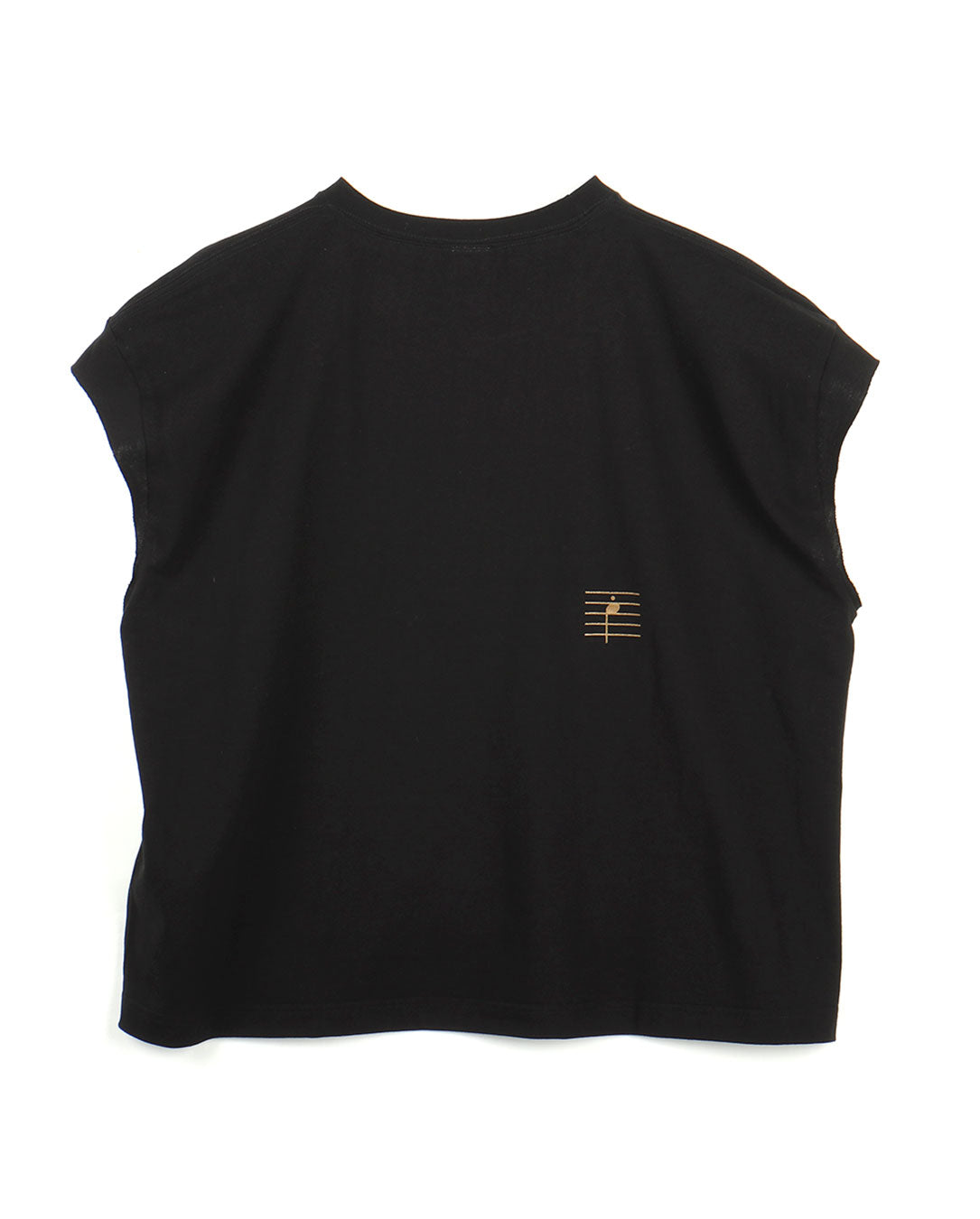 Magic,Made Visible Cut Off Print T-shirt black
