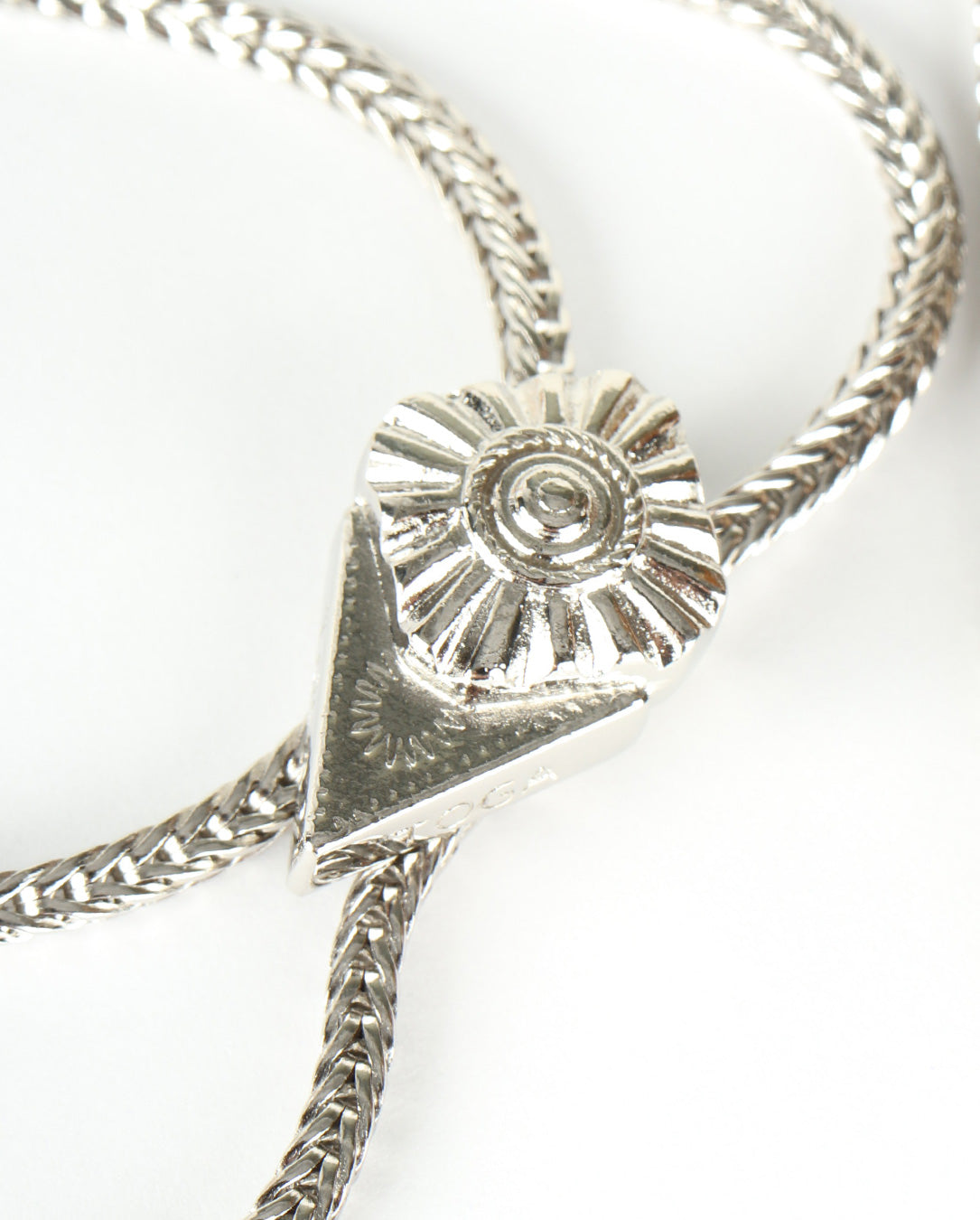 Concho Loop Tie silver
