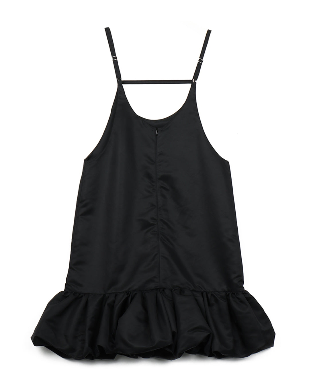 Nylon Frill Dress black