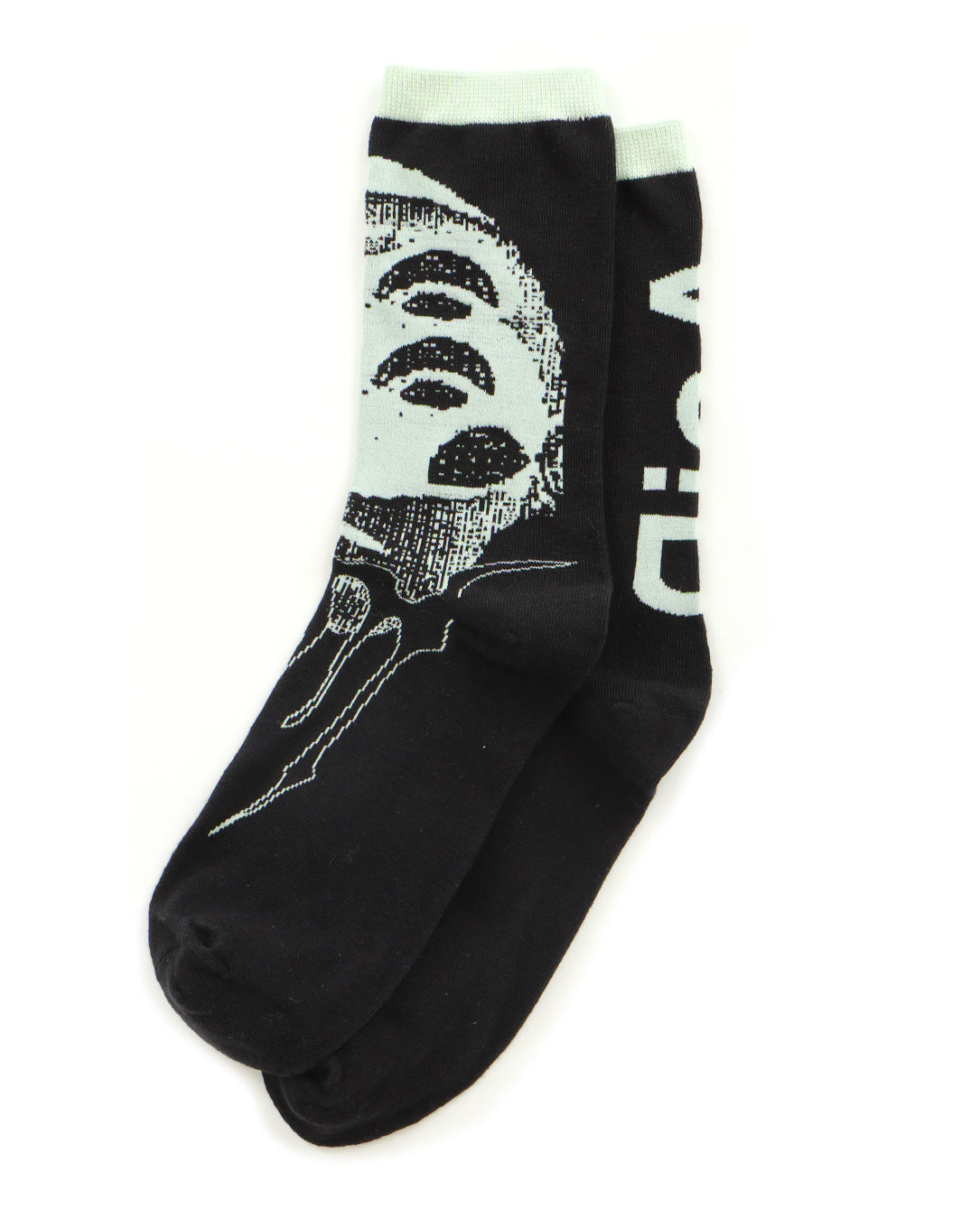 Poetic Verse Dress Socks x-ray