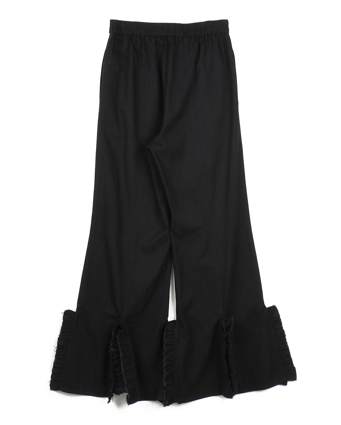 Chambray Frill Pants black – LOVE nagoya