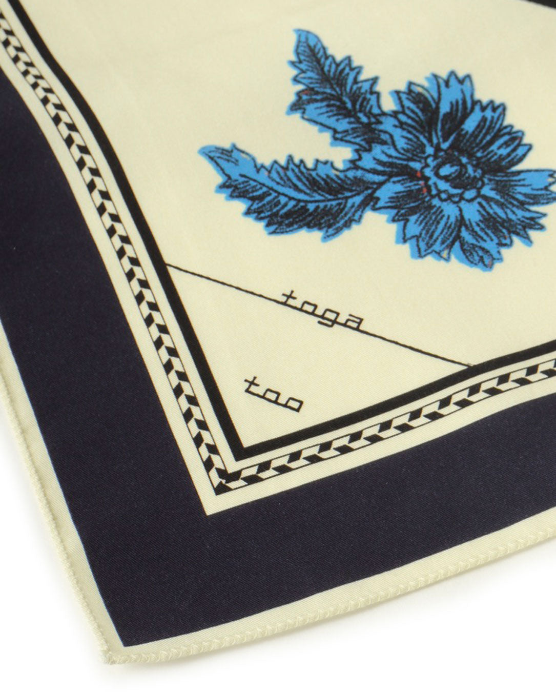 Flower Print Scarf beige