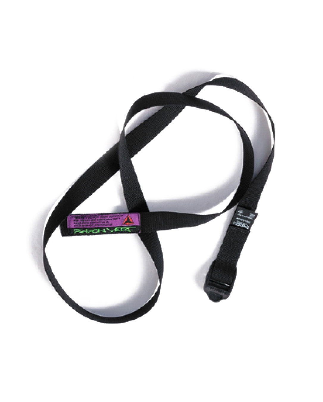 Ladderlock Rayon Belt	golgotha black