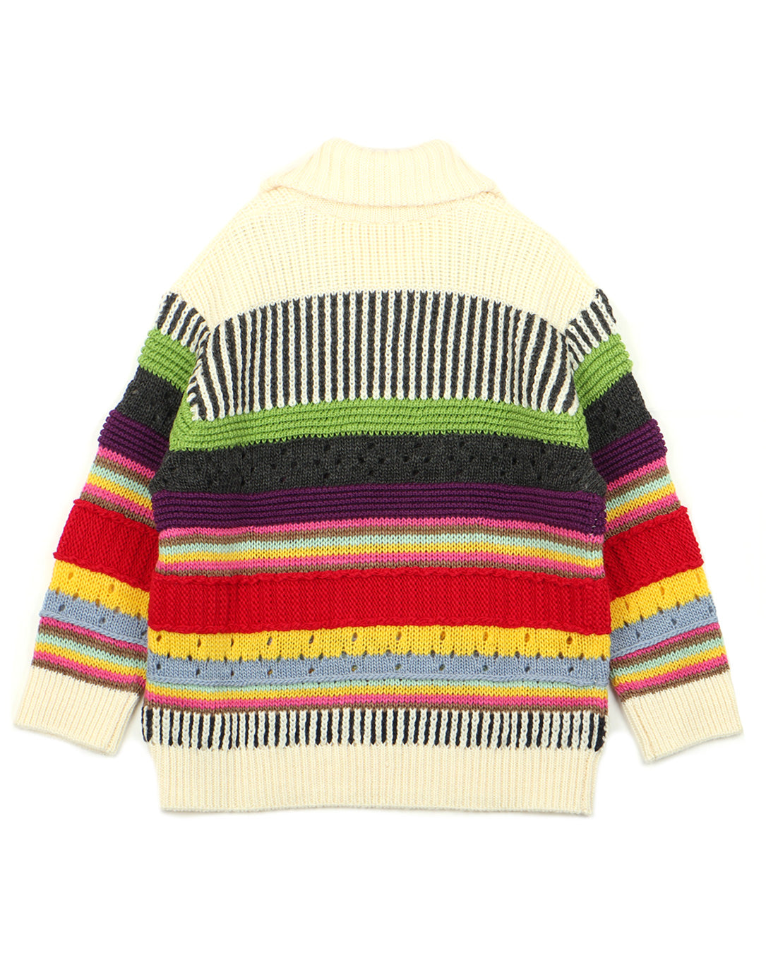 Mix Pattern Pullover Knit multi