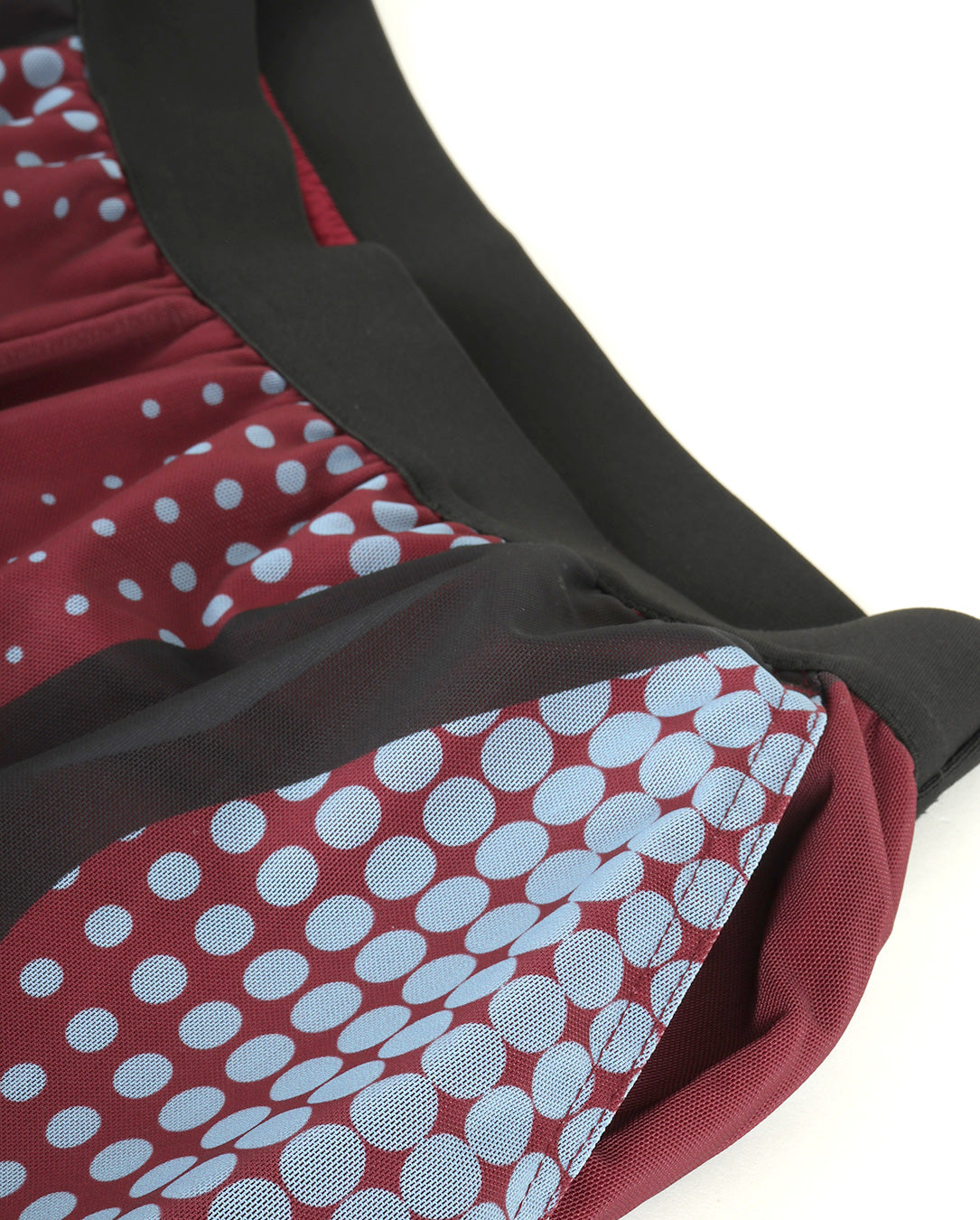 Stipple Mesh Pants bric red