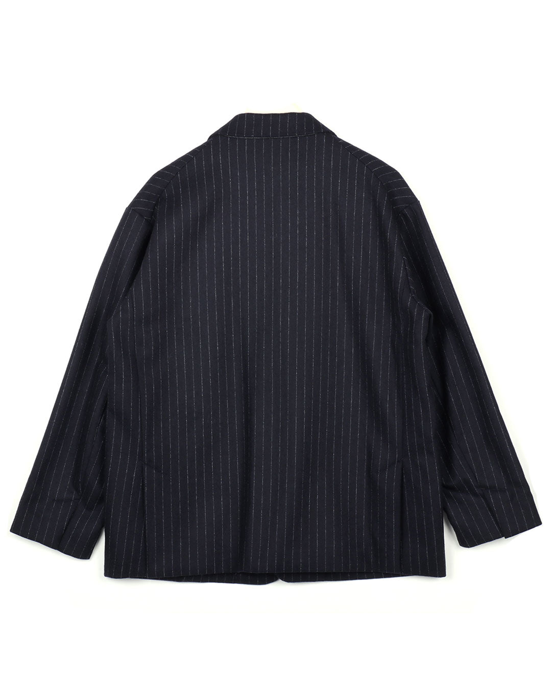 Wool Flannel Jacket  navy st