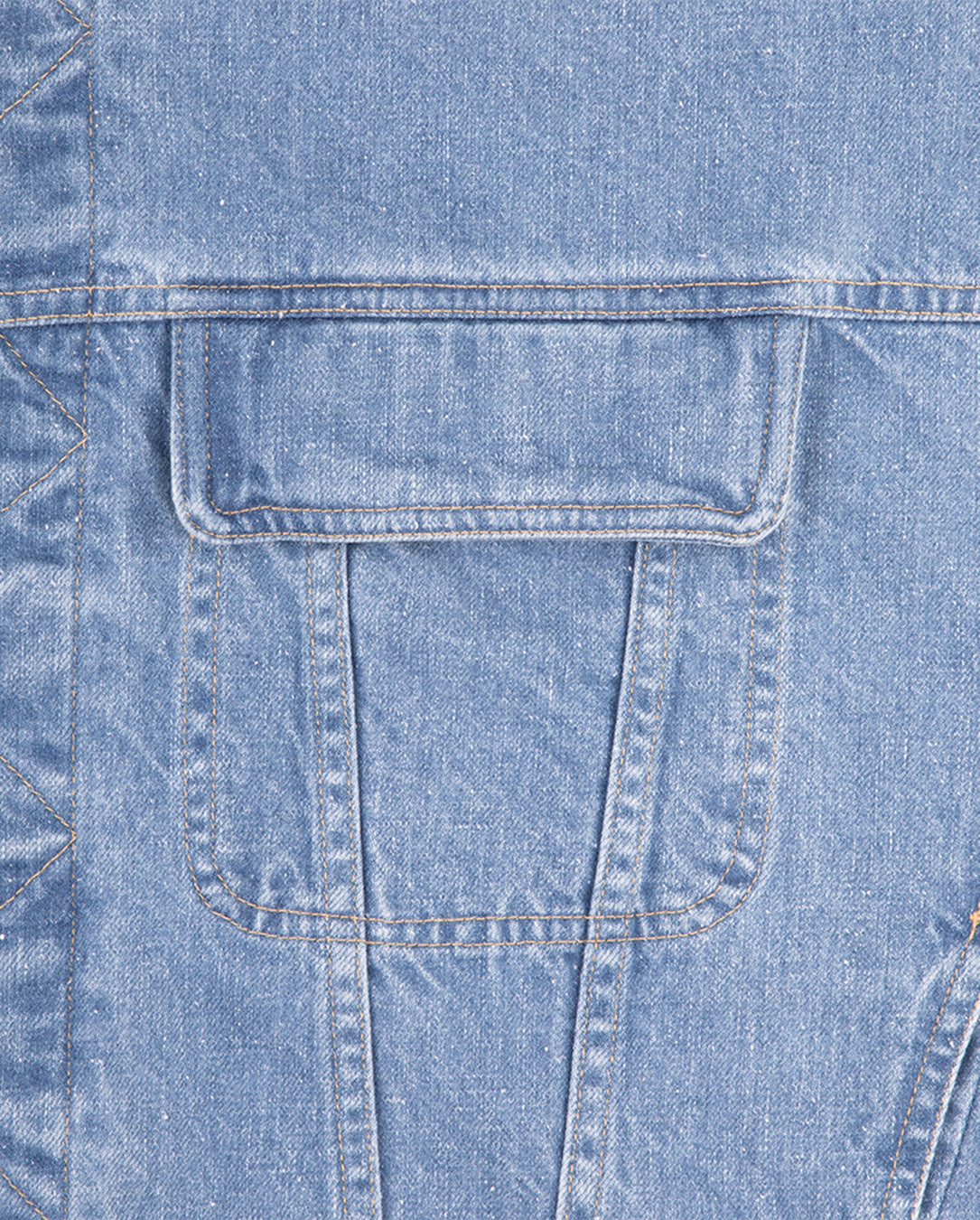 Washed Nep Denim Trucker Jacket