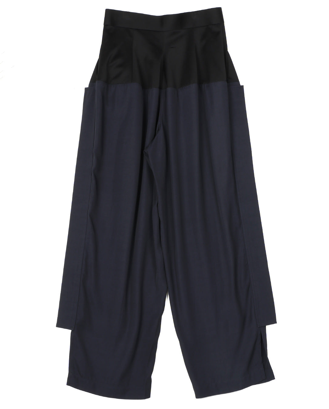 Rayon Silk Twill Trousers navy