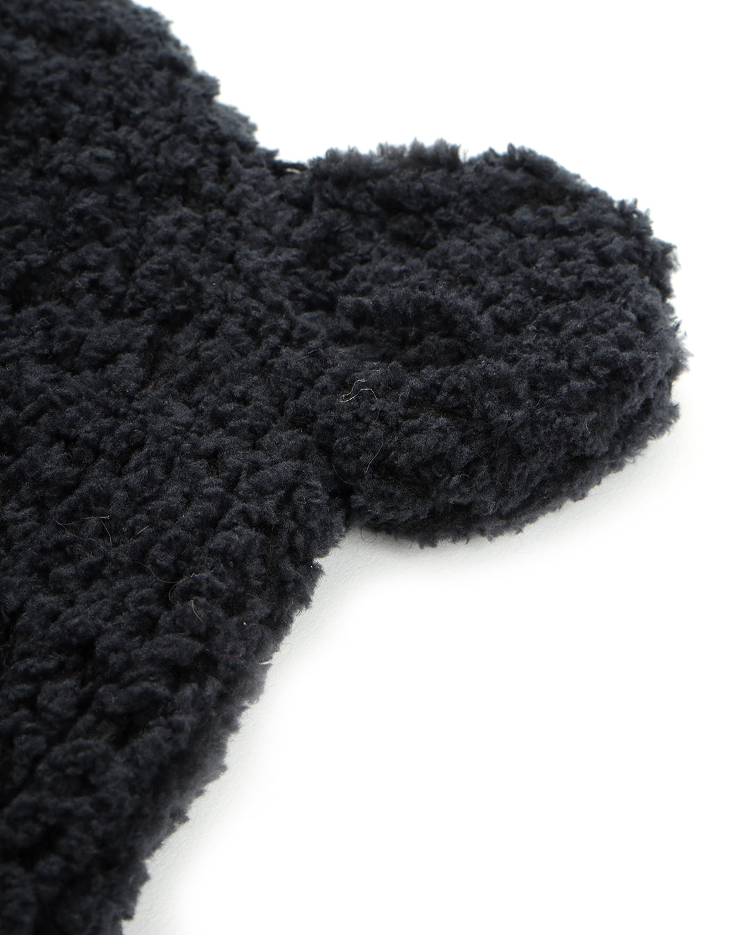 2466 Chenille Hand Made Beanie With Ears black