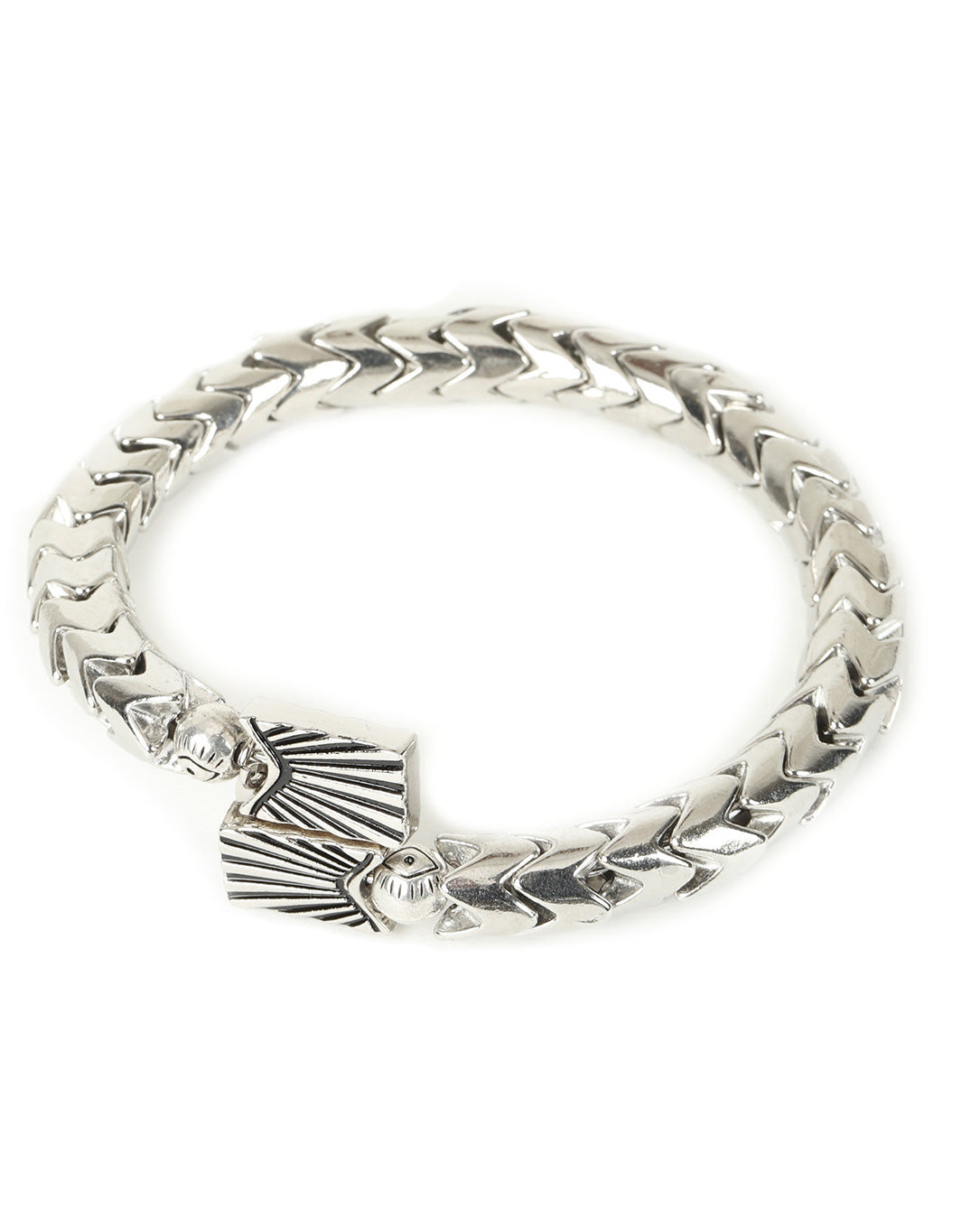 Metal Bangle Set silver