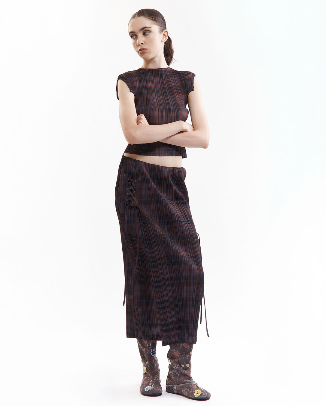 Bodhi Pleated Long Skirt