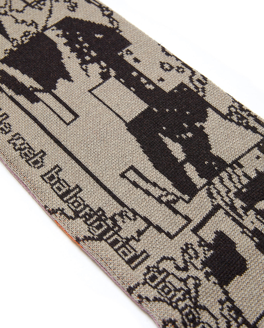 Jacquard Knit Soccer Scarf multi