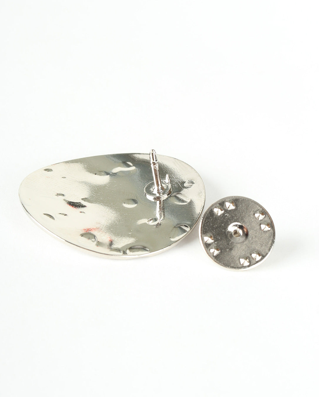 Pin Set Metal Concho silver
