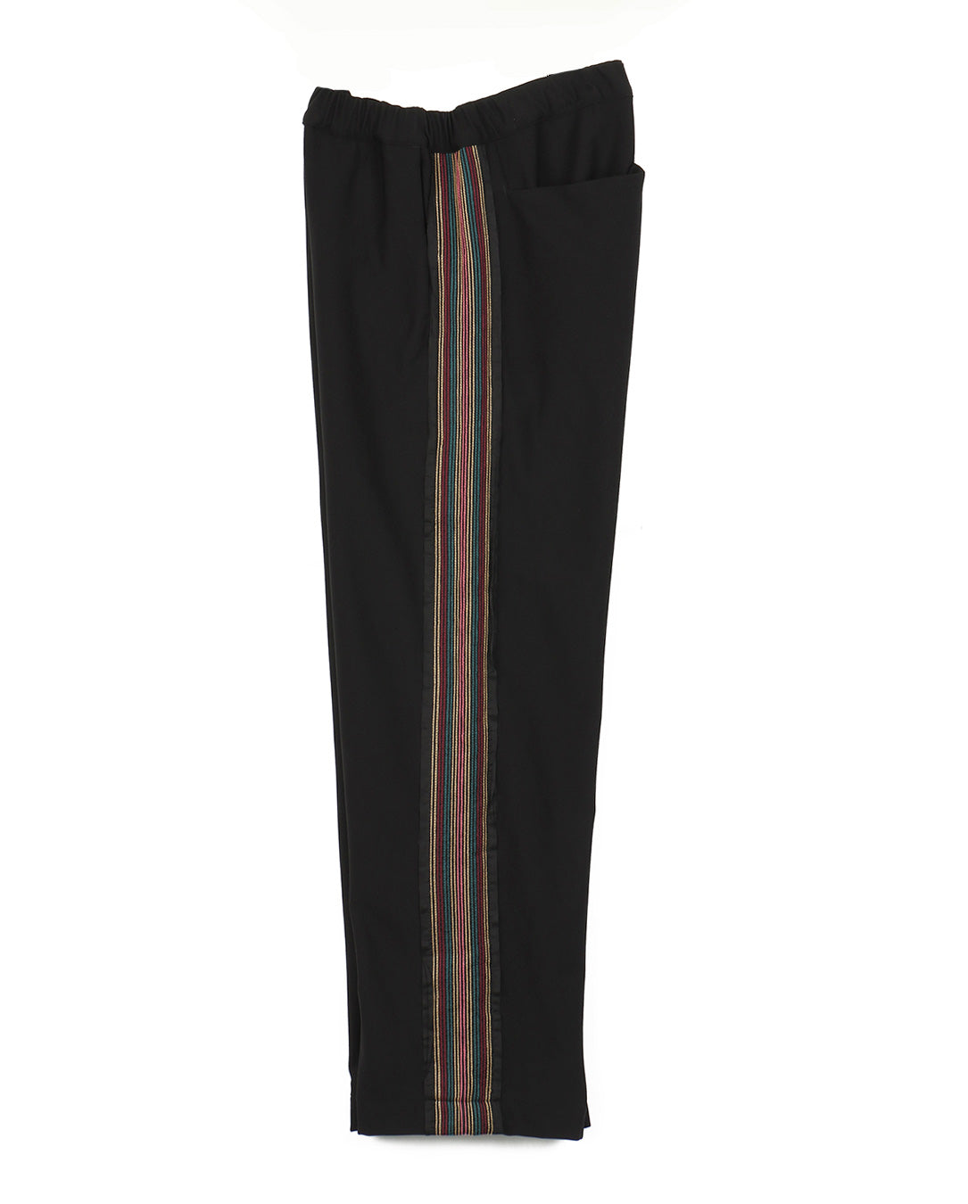 Side Line Stitch Pants black