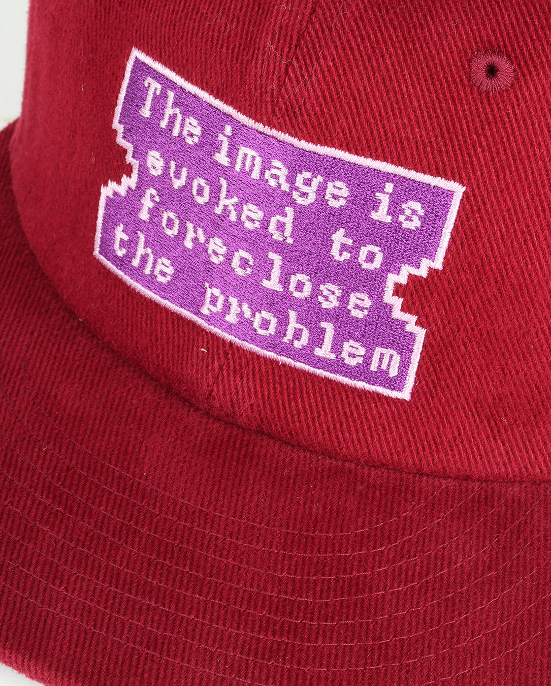 Evoked To Foreclose Cap burgundy