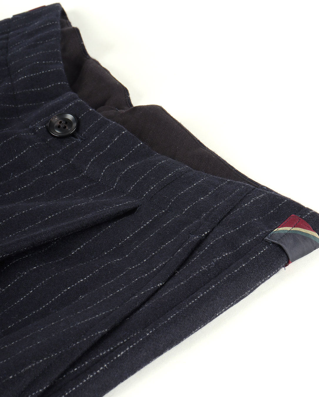 Wool Flannel Trousers navy st